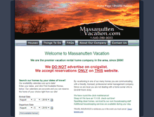 Tablet Screenshot of massanuttenvacation.com